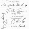 My Favorite Things Holiday Cheers Clear Stamps (CS-723) (OUTLET)