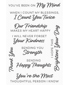 My Favorite Things Thoughtful Greetings Clear Stamps (CS-717) (OUTLET) My Favorite Things Thoughtful Greetings Clear Stamps (CS-717) (OUTLET)