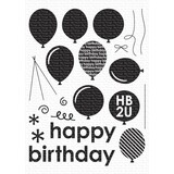 My Favorite Things Balloon Party Clear Stamps (CS-706) (OUTLET)