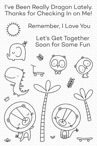 My Favorite Things Jungle Fun Clear Stamps (CS-677) (OUTLET)