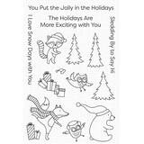 My Favorite Things Put the Jolly in the Holidays Clear Stamps (CS-612) (OUTLET)