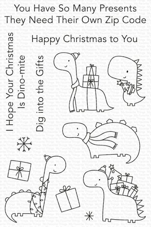 My Favorite Things Dino-mite Christmas Clear Stamps (CS-605) (OUTLET) My Favorite Things Dino-mite Christmas Clear Stamps (CS-605) (OUTLET)