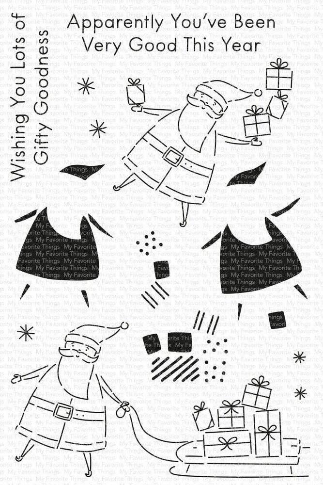 My Favorite Things Gifts from Santa Clear Stamps (CS-595) (OUTLET)