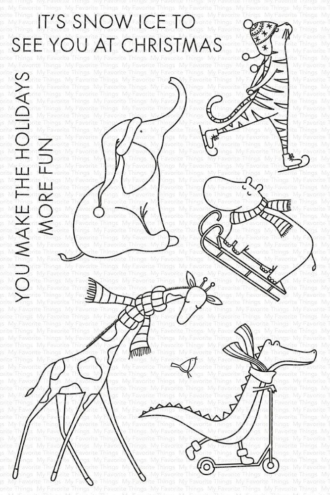 My Favorite Things Christmas Safari Clear Stamps (CS-590) (OUTLET)