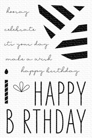 My Favorite Things It's Your Day Clear Stamps (CS-588) (OUTLET) My Favorite Things It's Your Day Clear Stamps (CS-588) (OUTLET)