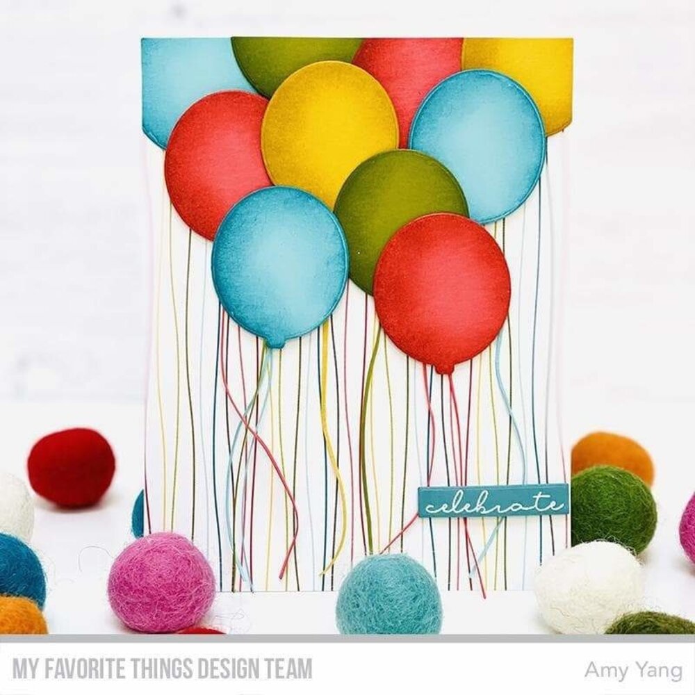 My Favorite Things Celebrate You Clear Stamps (CS-585) (OUTLET)