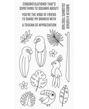 My Favorite Things Something Squawk About Clear Stamps (CS-578) (OUTLET)