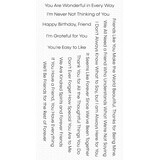 My Favorite Things Friends Like You Clear Stamps (CS-570) (OUTLET)