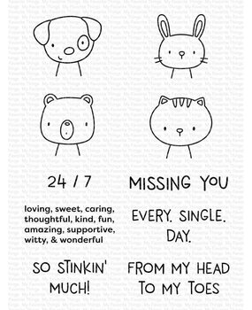 My Favorite Things Missing You Every Single Day Clear Stamps (CS-523) (OUTLET) My Favorite Things Missing You Every Single Day Clear Stamps (CS-523) (OUTLET)