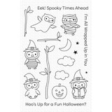 My Favorite Things Halloween Hoo Clear Stamps (CS-497) (OUTLET)