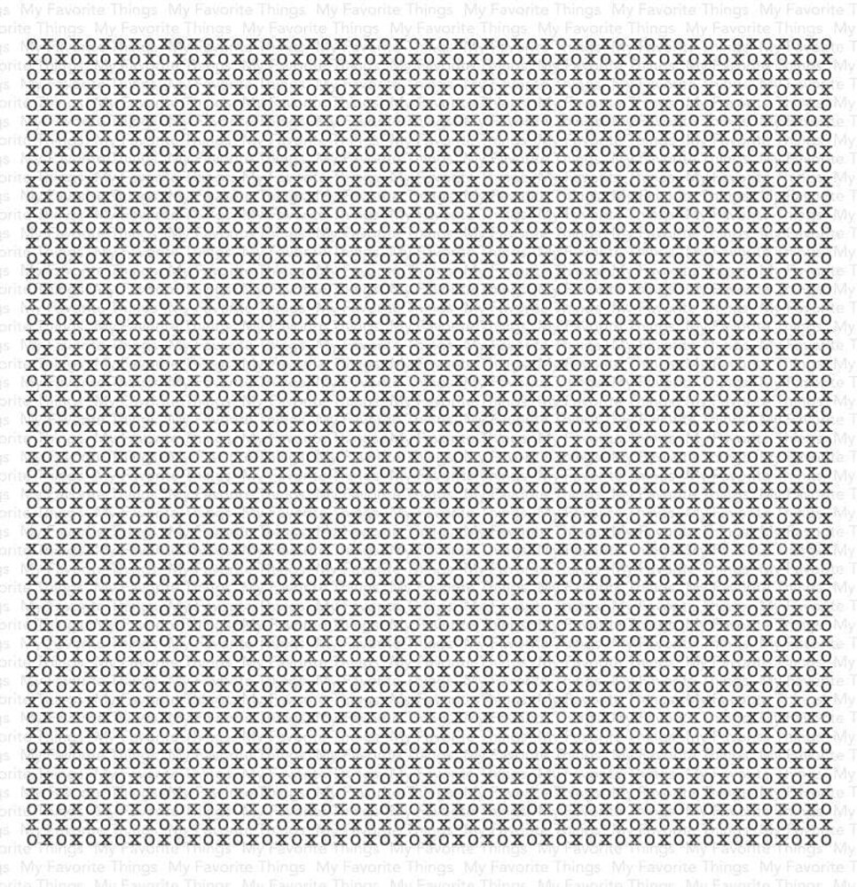 My Favorite Things X's and O's Background Rubber Stamp (BG-160) (OUTLET) My Favorite Things X's and O's Background Rubber Stamp (BG-160) (OUTLET)