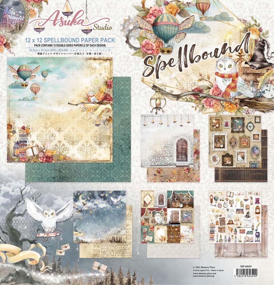 Memory Place Spellbound 12x12 Inch Paper Pack (MP-60629) (OUTLET) Memory Place Spellbound 12x12 Inch Paper Pack (MP-60629) (OUTLET)