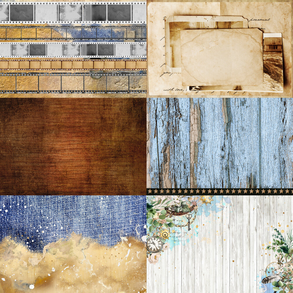 Memory Place Play! 12x12 Inch Journaling Cards Paper Pack (MP-60559) (OUTLET)