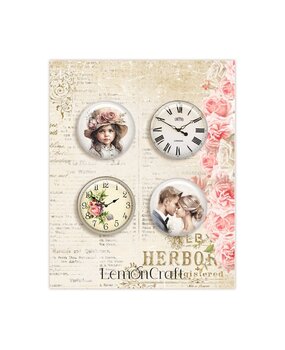 LemonCraft Secret Garden Buttons/Badge (4pcs) (LEM-SEGAR-04) (OUTLET) LemonCraft Secret Garden Buttons/Badge (4pcs) (LEM-SEGAR-04) (OUTLET)