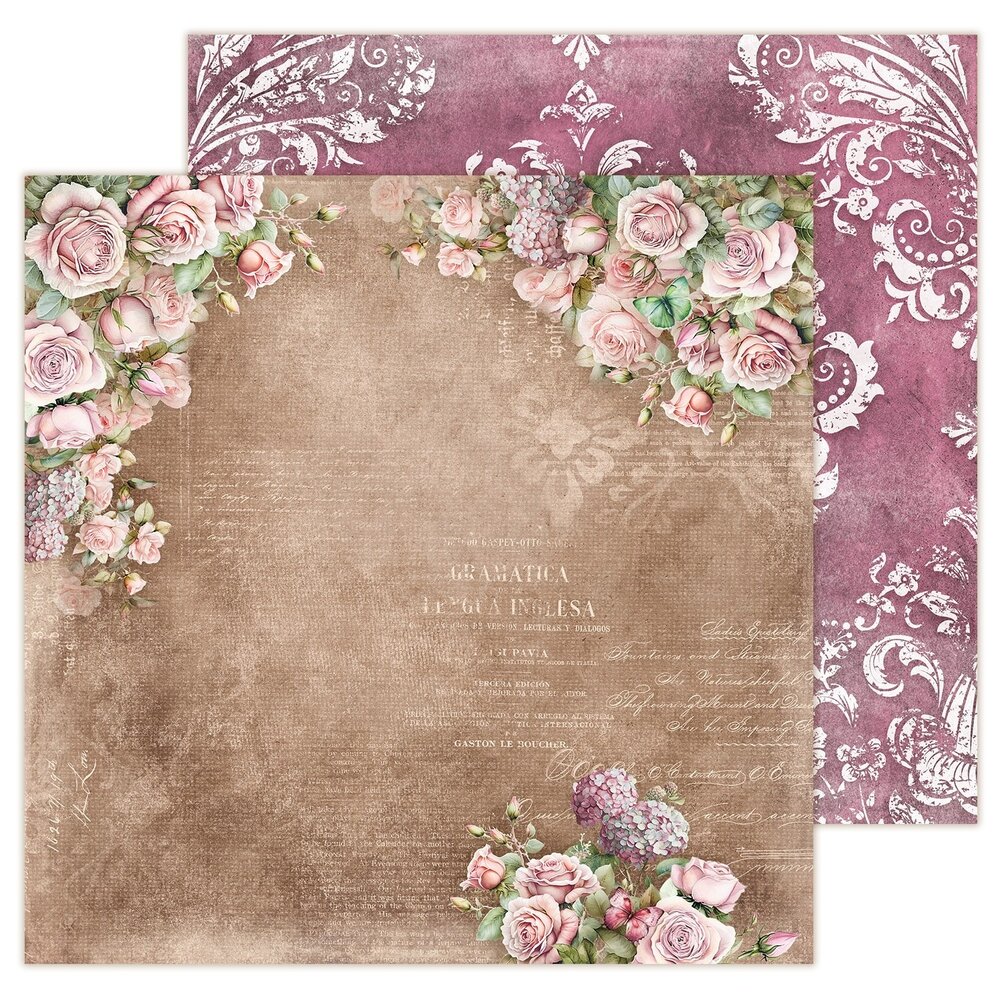 LemonCraft Secret Garden 12x12 Inch Paper Pad (LEM-SEGAR-01) (OUTLET)
