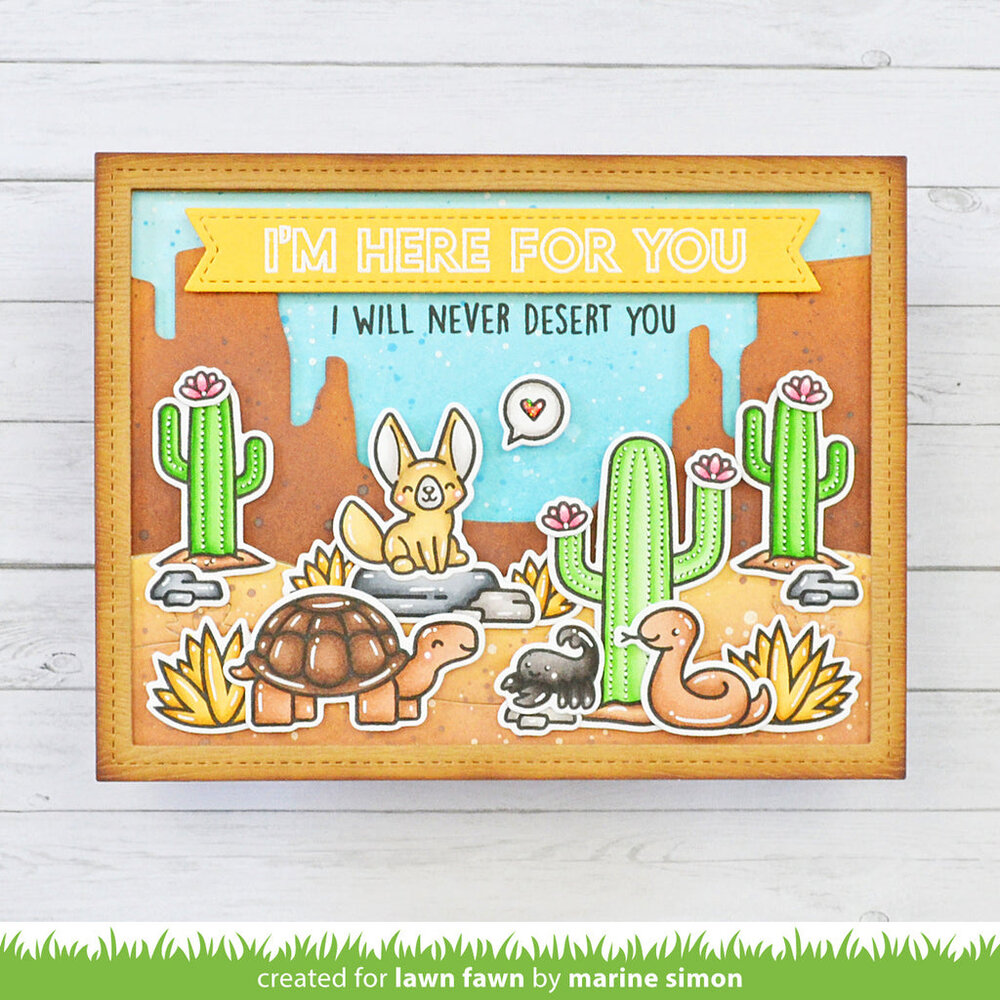 Lawn Fawn Critters In The Desert Clear Stamps (LF3415) (OUTLET) Lawn Fawn Critters In The Desert Clear Stamps (LF3415) (OUTLET)