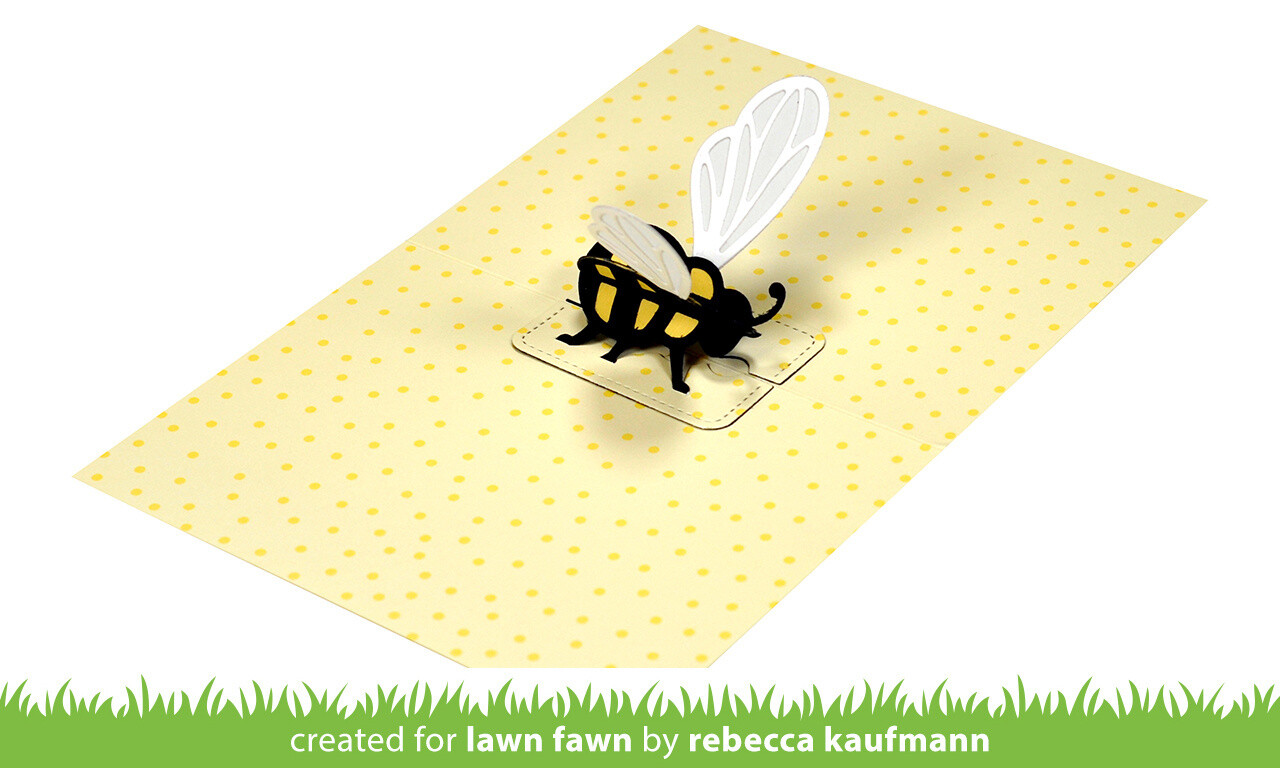 Lawn Fawn Pop-Up Bee Dies (LF3138) (OUTLET)
