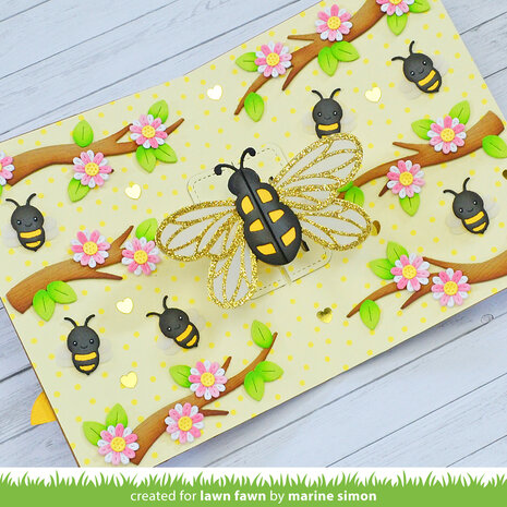 Lawn Fawn Pop-Up Bee Dies (LF3138) (OUTLET)