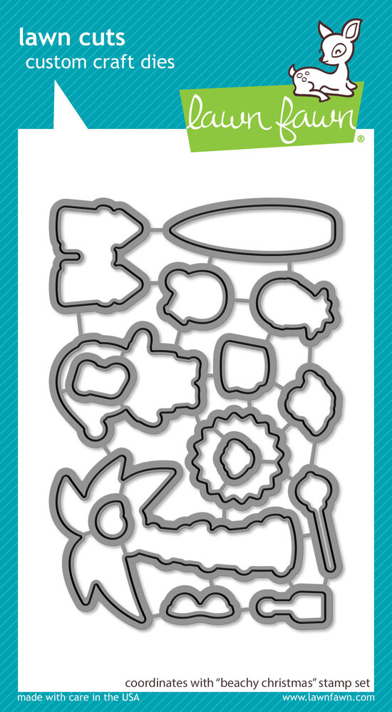 Lawn Fawn Beachy Christmas Dies (LF2946) (OUTLET)