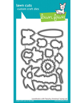 Lawn Fawn Beachy Christmas Dies (LF2946) (OUTLET)