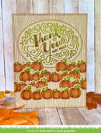 Lawn Fawn Giant Thank You Messages Clear Stamps (LF2935) (OUTLET)
