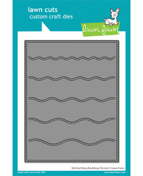 Lawn Fawn Stitched Wavy Backdrop: Portrait Dies (LF2890) (OUTLET) Lawn Fawn Stitched Wavy Backdrop: Portrait Dies (LF2890) (OUTLET)