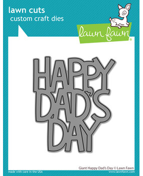 Lawn Fawn Giant Happy Dad's Day Dies (LF2885) (OUTLET)