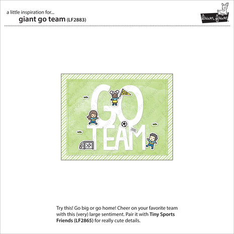Lawn Fawn Giant Go Team Dies (LF2883) (OUTLET)