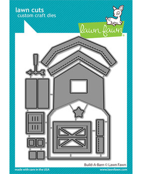 Lawn Fawn Build-a-Barn Dies (LF2796) (OUTLET)