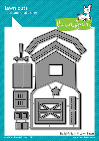 Lawn Fawn Build-a-Barn Dies (LF2796) (OUTLET)