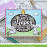 Lawn Fawn Giant Easter Messages Clear Stamps (LF2784) (OUTLET)