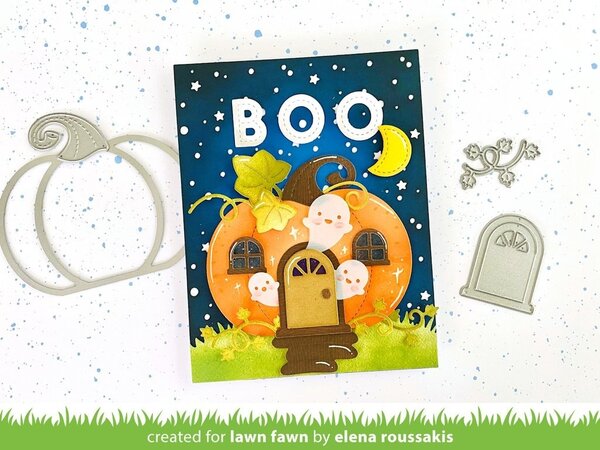 Lawn Fawn Pumpkin House Dies (LF2689) (OUTLET) Lawn Fawn Pumpkin House Dies (LF2689) (OUTLET)