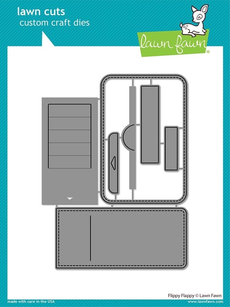 Lawn Fawn Flippy Flappy Dies (LF2686) (OUTLET) Lawn Fawn Flippy Flappy Dies (LF2686) (OUTLET)