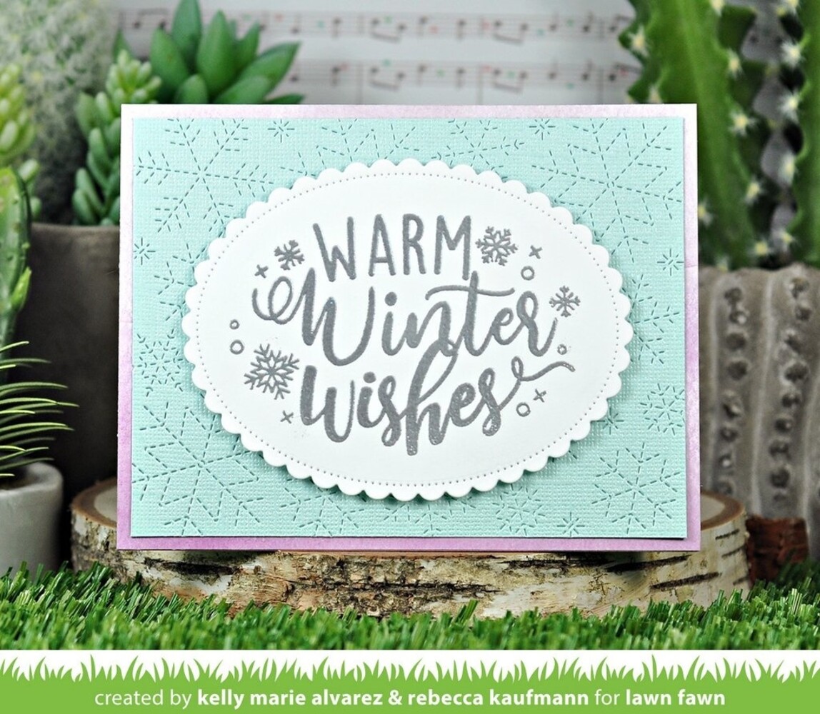 Lawn Fawn Giant Holiday Messages Dies (LF2681) (OUTLET)