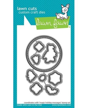 Lawn Fawn Magic Holiday Messages Dies (LF2677) (OUTLET) Lawn Fawn Magic Holiday Messages Dies (LF2677) (OUTLET)