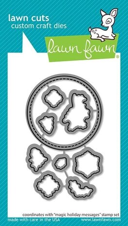 Lawn Fawn Magic Holiday Messages Dies (LF2677) (OUTLET) Lawn Fawn Magic Holiday Messages Dies (LF2677) (OUTLET)