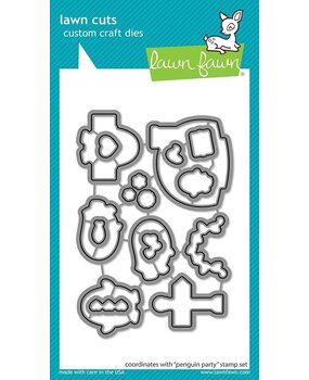 Lawn Fawn Penguin Party Dies (LF2675) (OUTLET) Lawn Fawn Penguin Party Dies (LF2675) (OUTLET)