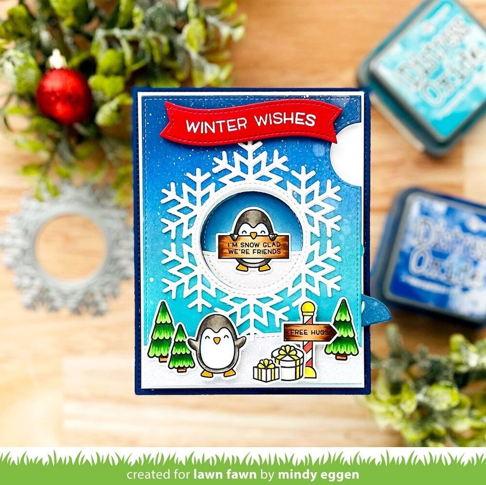 Lawn Fawn Penguin Party Dies (LF2675) (OUTLET) Lawn Fawn Penguin Party Dies (LF2675) (OUTLET)