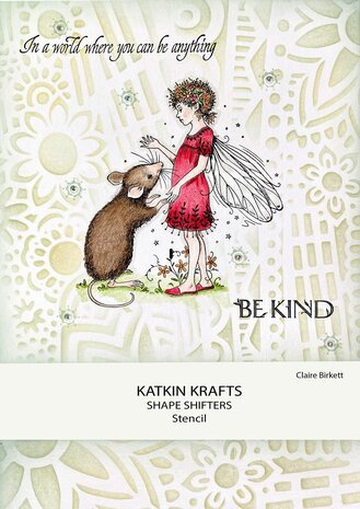 Katkin Krafts Shape Shifters 7x7 Inch Stencil (KKST008) (OUTLET) Katkin Krafts Shape Shifters 7x7 Inch Stencil (KKST008) (OUTLET)