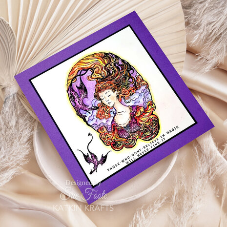 Katkin Krafts Dragon's Breath A5 Clear Stamp Set (KK0058) (OUTLET)