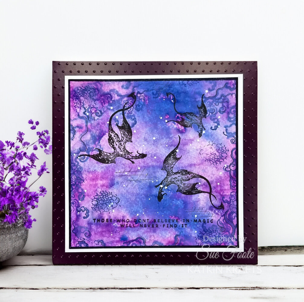 Katkin Krafts Dragon's Breath A5 Clear Stamp Set (KK0058) (OUTLET)