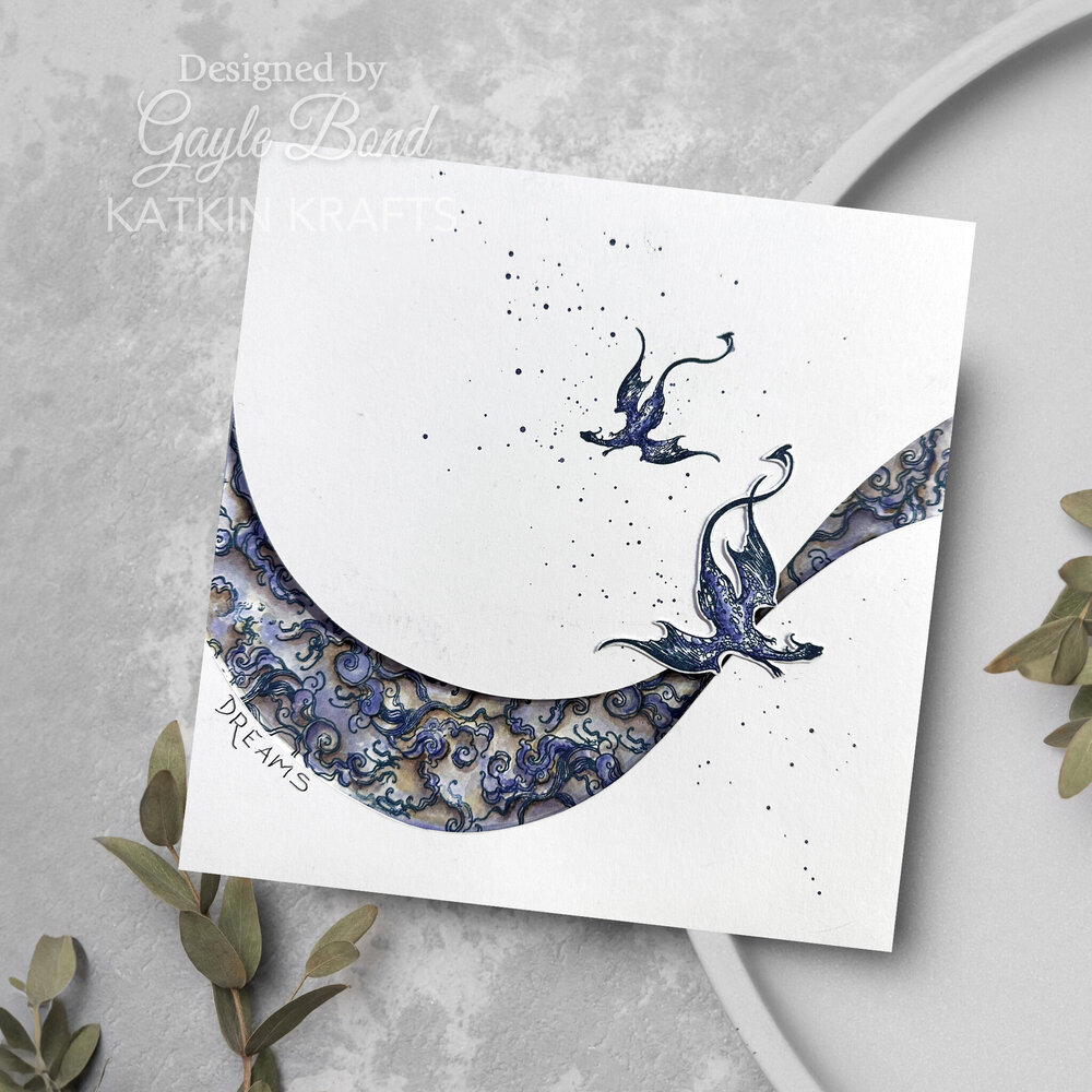 Katkin Krafts Dragon's Breath A5 Clear Stamp Set (KK0058) (OUTLET)