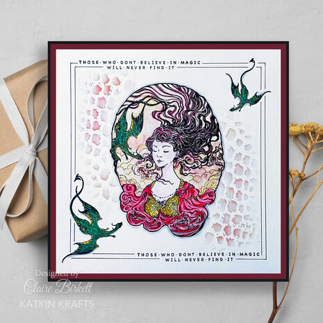 Katkin Krafts Dragon's Breath A5 Clear Stamp Set (KK0058) (OUTLET)