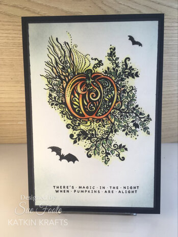 Katkin Krafts Pumpkin A5 Clear Stamp Set (KK0054) (OUTLET)