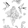 Katkin Krafts Spring Fairy A5 Clear Stamp Set (KK0044) (OUTLET) Katkin Krafts Spring Fairy A5 Clear Stamp Set (KK0044) (OUTLET)