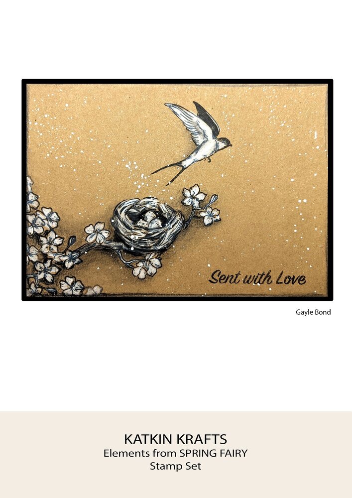 Katkin Krafts Spring Fairy A5 Clear Stamp Set (KK0044) (OUTLET) Katkin Krafts Spring Fairy A5 Clear Stamp Set (KK0044) (OUTLET)