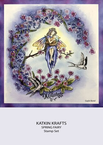 Katkin Krafts Spring Fairy A5 Clear Stamp Set (KK0044) (OUTLET) Katkin Krafts Spring Fairy A5 Clear Stamp Set (KK0044) (OUTLET)
