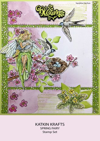 Katkin Krafts Spring Fairy A5 Clear Stamp Set (KK0044) (OUTLET) Katkin Krafts Spring Fairy A5 Clear Stamp Set (KK0044) (OUTLET)