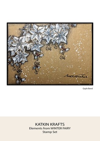 Katkin Krafts Winter Fairy A5 Clear Stamp Set (KK0043) (OUTLET)