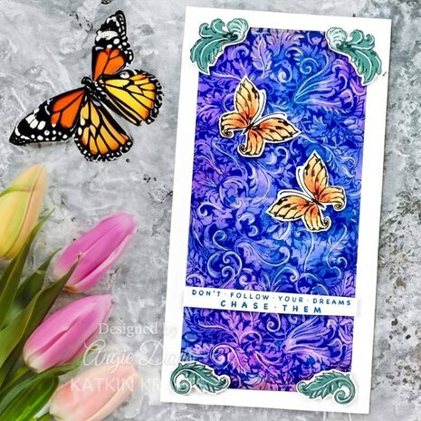 Katkin Krafts Beautiful Leaves Clear Stamp Set (KK0039) (OUTLET)